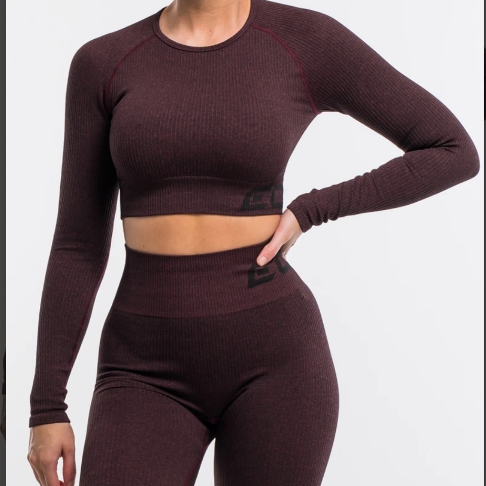 ECHT cropped long sleeve top